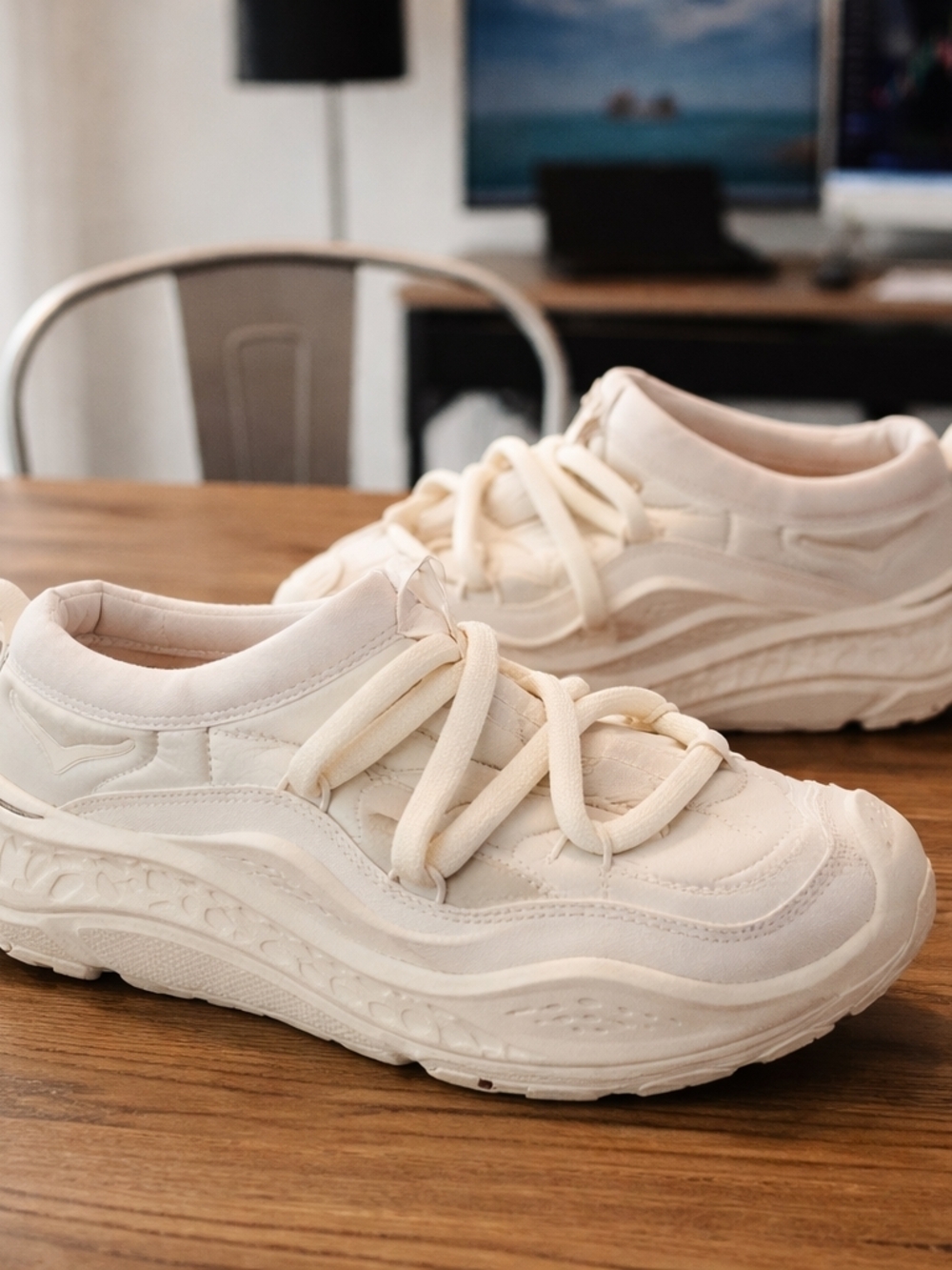 Hoka Ora Pimo Recovery Sneaker Beige Men’s Size 11.5